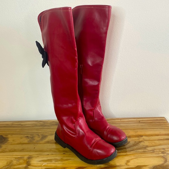 Other - Tall red boots Girls EU 34